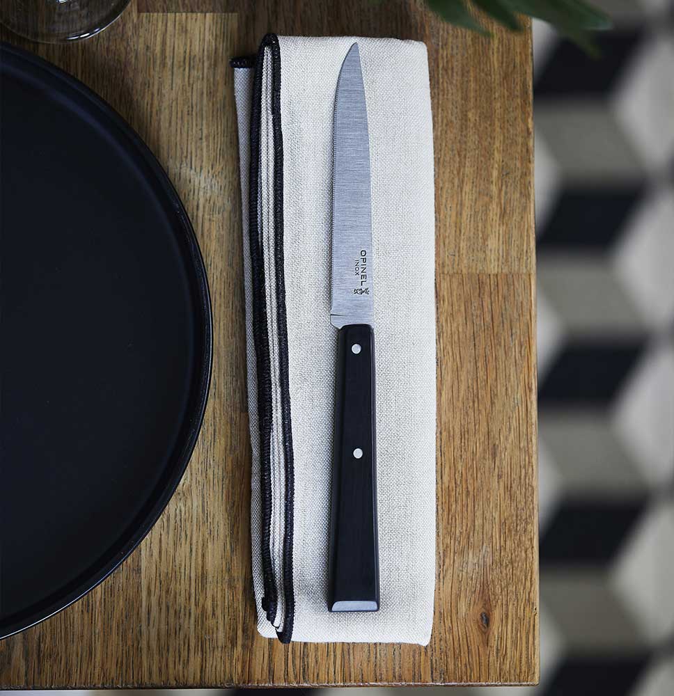 Opinel | Bon Appetit + Table Knife N°125 Pro Microserrated Blade Pack of 12