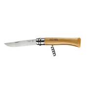 Opinel | Corkscrew Wine & Cheese Knife #10 S/S 10cm