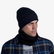 Buff | Norval Merino Knitted Neck Warmer
