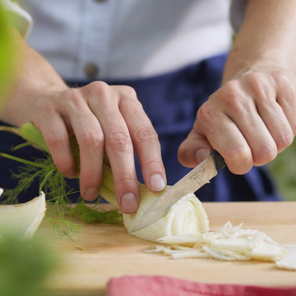 Opinel | N°312 Les Essentiels+ Paring Knife Blue cutting vegetable