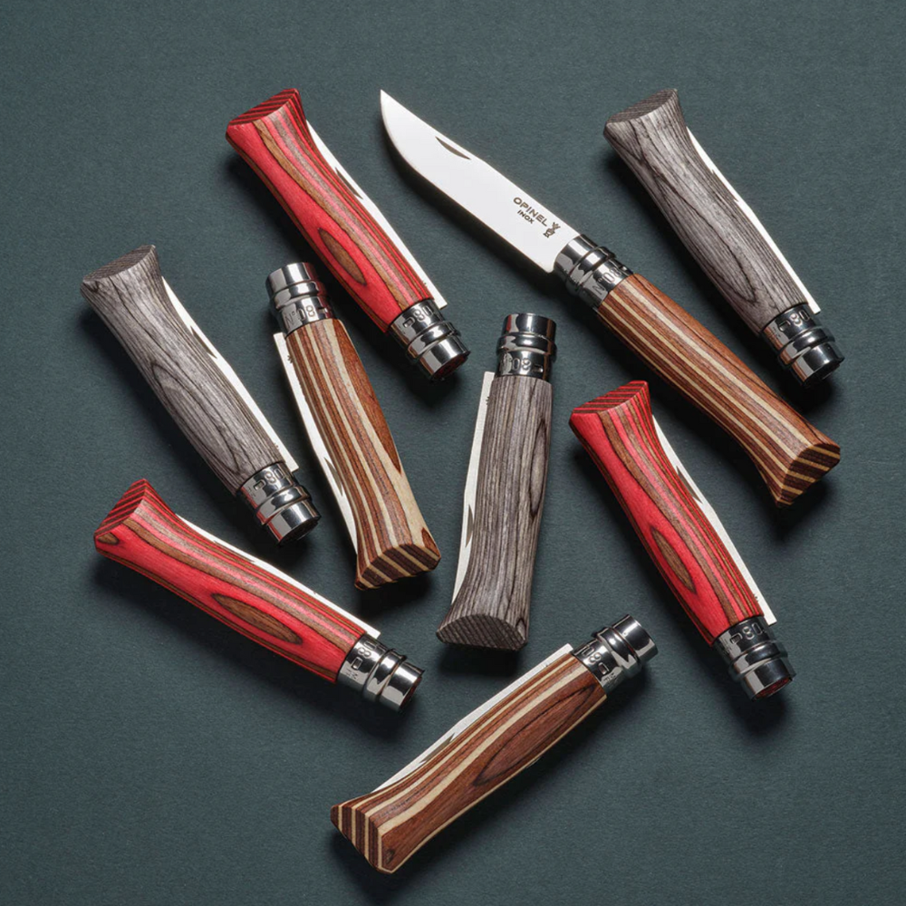 Opinel | N°08 Laminated Birch Folding Knife
