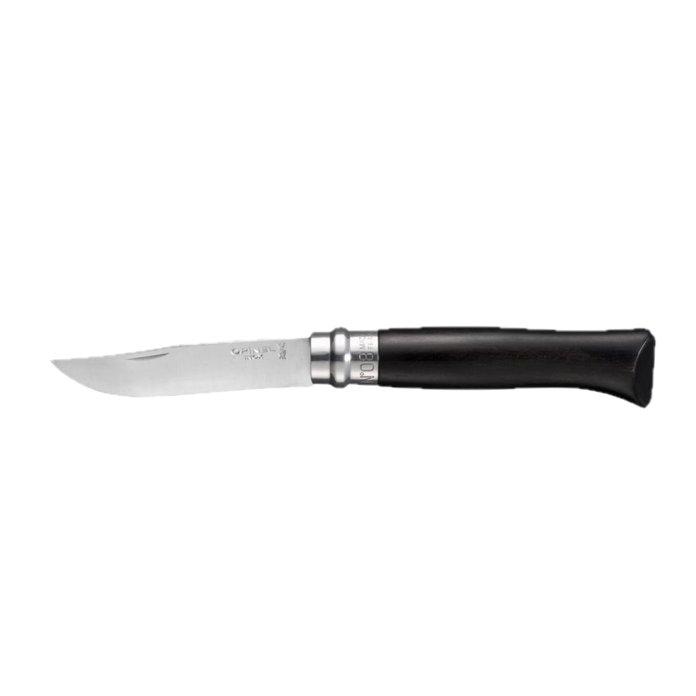 Opinel | Traditional Knife #08 Black Ebony S/S 8.5cm