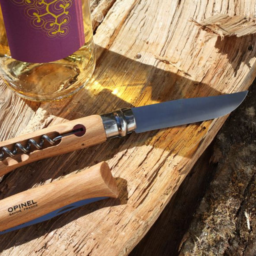 Opinel | Corkscrew Wine & Cheese Knife #10 S/S 10cm
