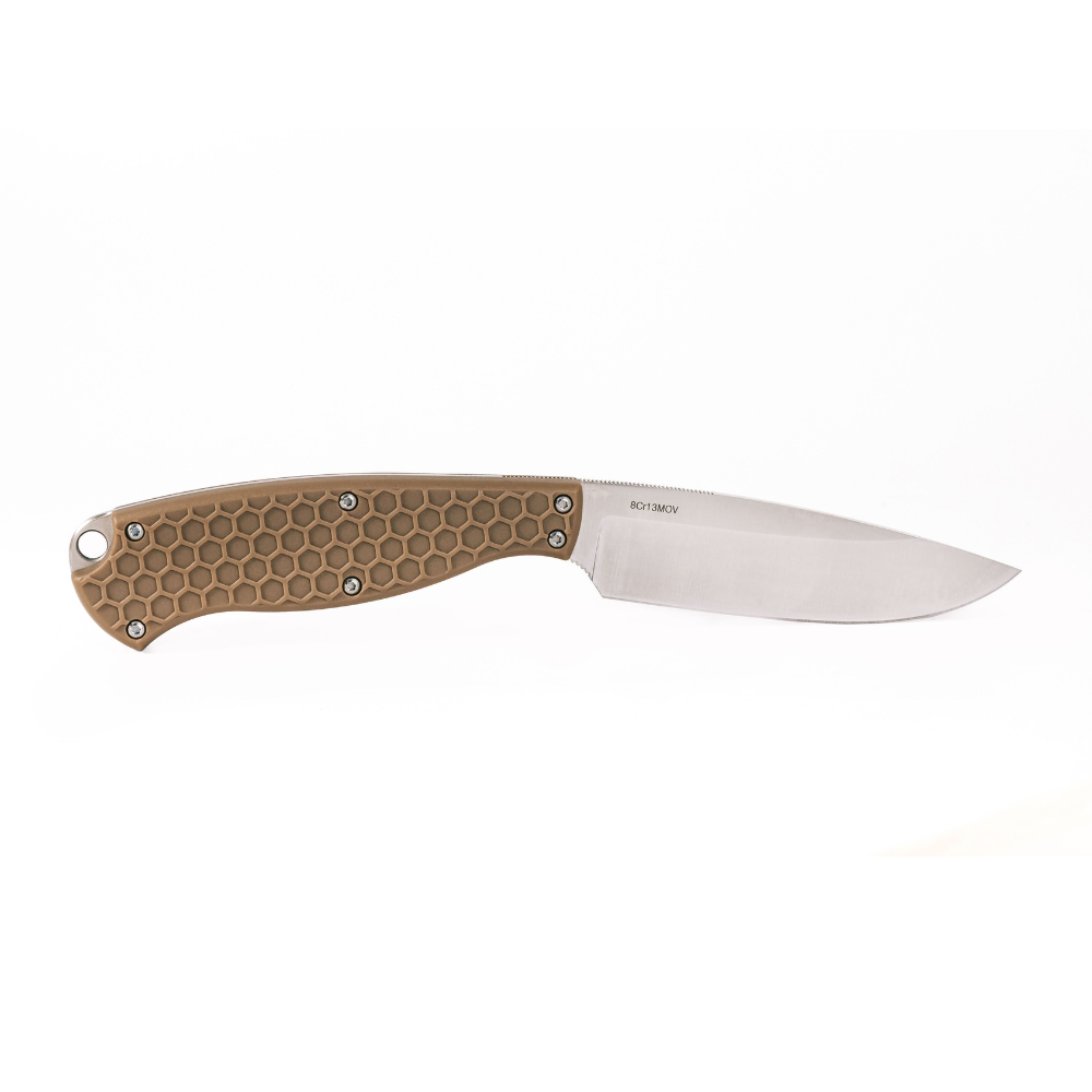 Honey Badger | Outfitter Plain Fixed Blade w/Tactical Two-Way Kydex Sheath