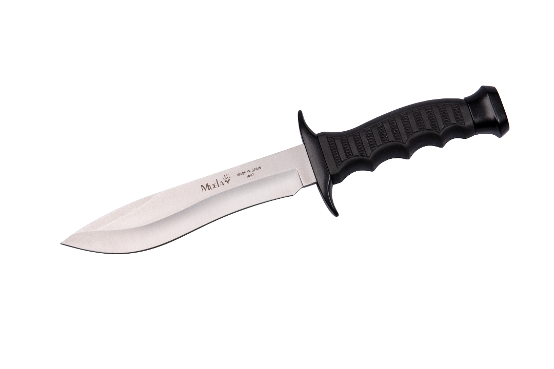 Muela | Tactical Knife 16 with Black Zamak/Rubber handle