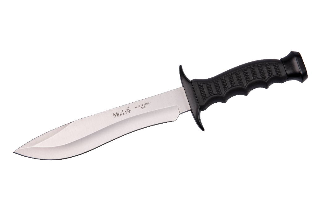 Muela | Tactical Knife 18 with Black Zamak/Rubber handle