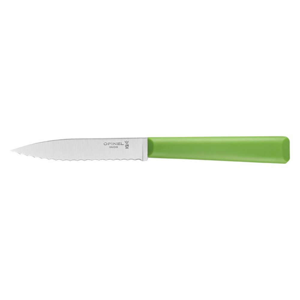 Opinel | N°313 Les Essentiels + Serrated Paring Knife Green