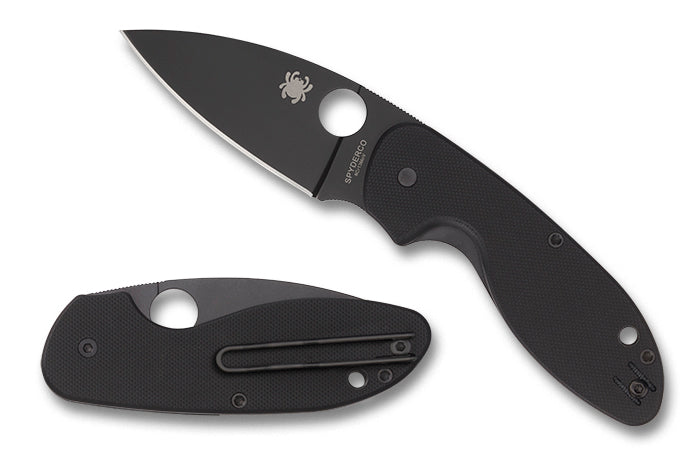 Spyderco | EFFICIENT™ G-10 BLACK/BLACK BLADE