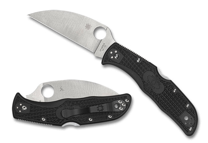 Spyderco | Endela Lightweight Wharncliffe VG-10 Steel FRN Black Handle - Plain Blade