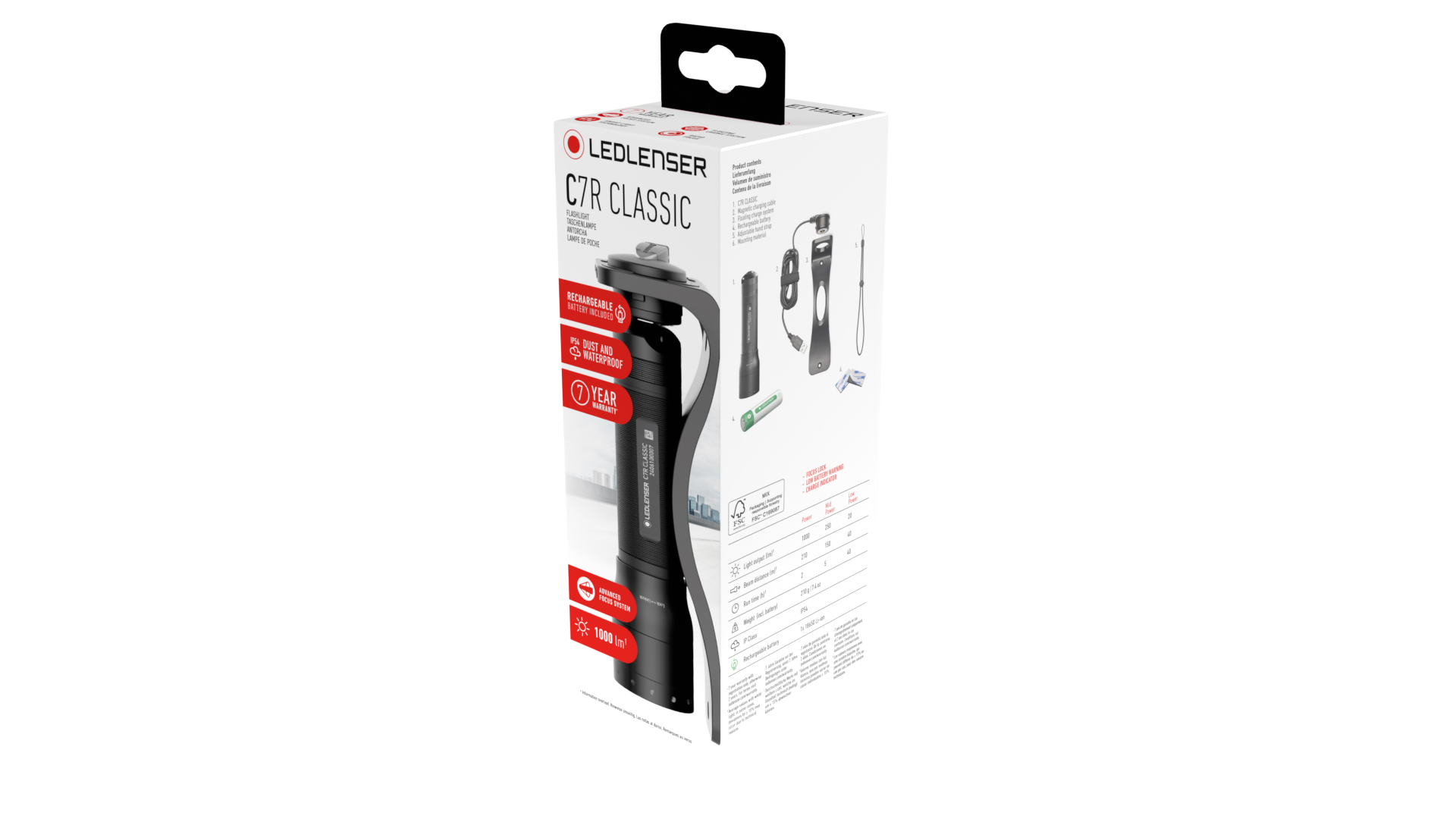 Ledlenser C7R Classic Torch