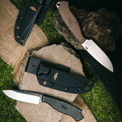 Honey Badger | Outfitter Plain Fixed Blade w/Tactical Two-Way Kydex Sheath