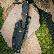 Honey Badger | Outfitter Plain Fixed Blade w/Tactical Two-Way Kydex Sheath