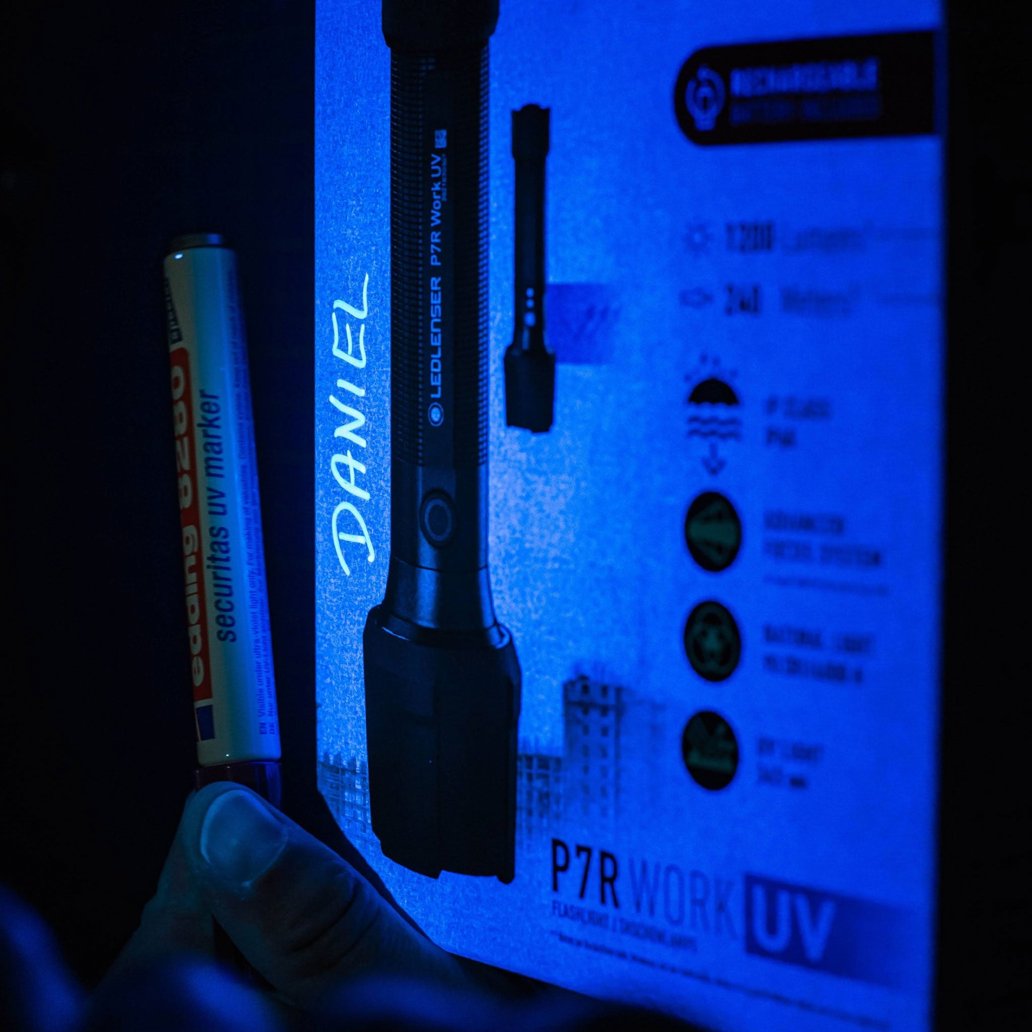 Ledlenser P7R Work UV Torch