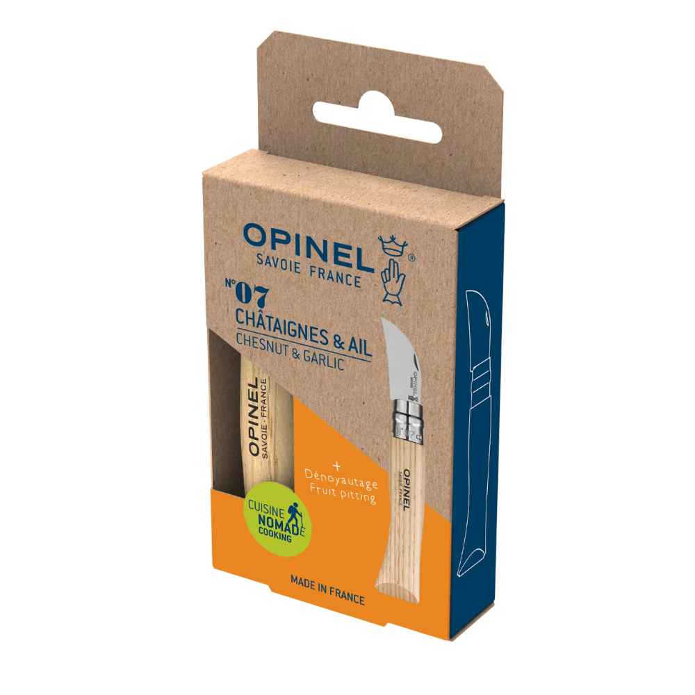 Opinel N°07 Chestnut and Garlic Knife product packshot