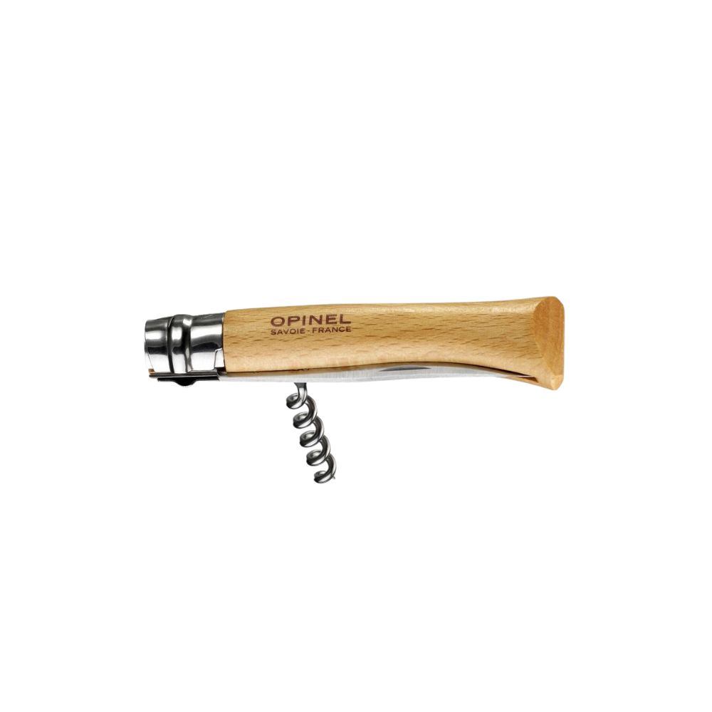 Opinel | Corkscrew Wine & Cheese Knife #10 S/S 10cm