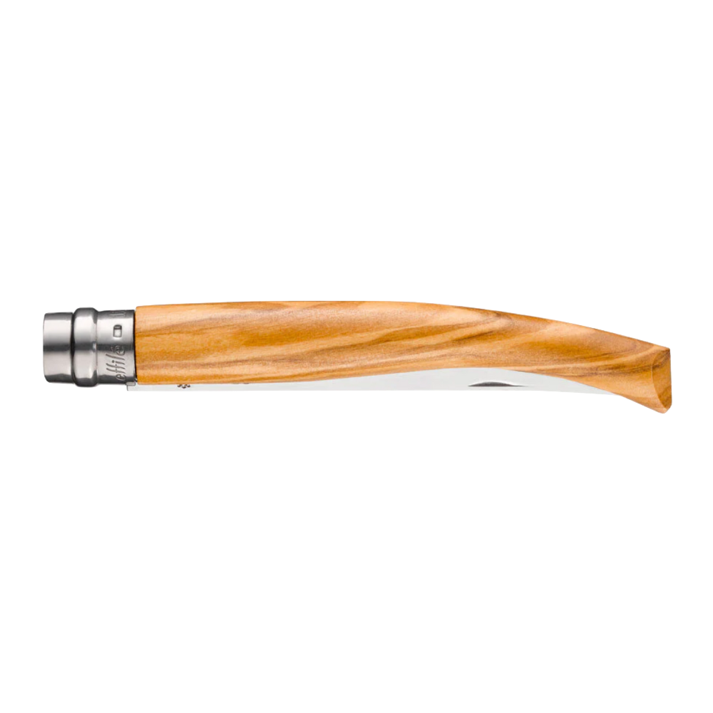 No.12 Effilé Stainless Steel Filleting Folding Knife - Olive