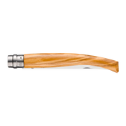No.12 Effilé Stainless Steel Filleting Folding Knife - Olive