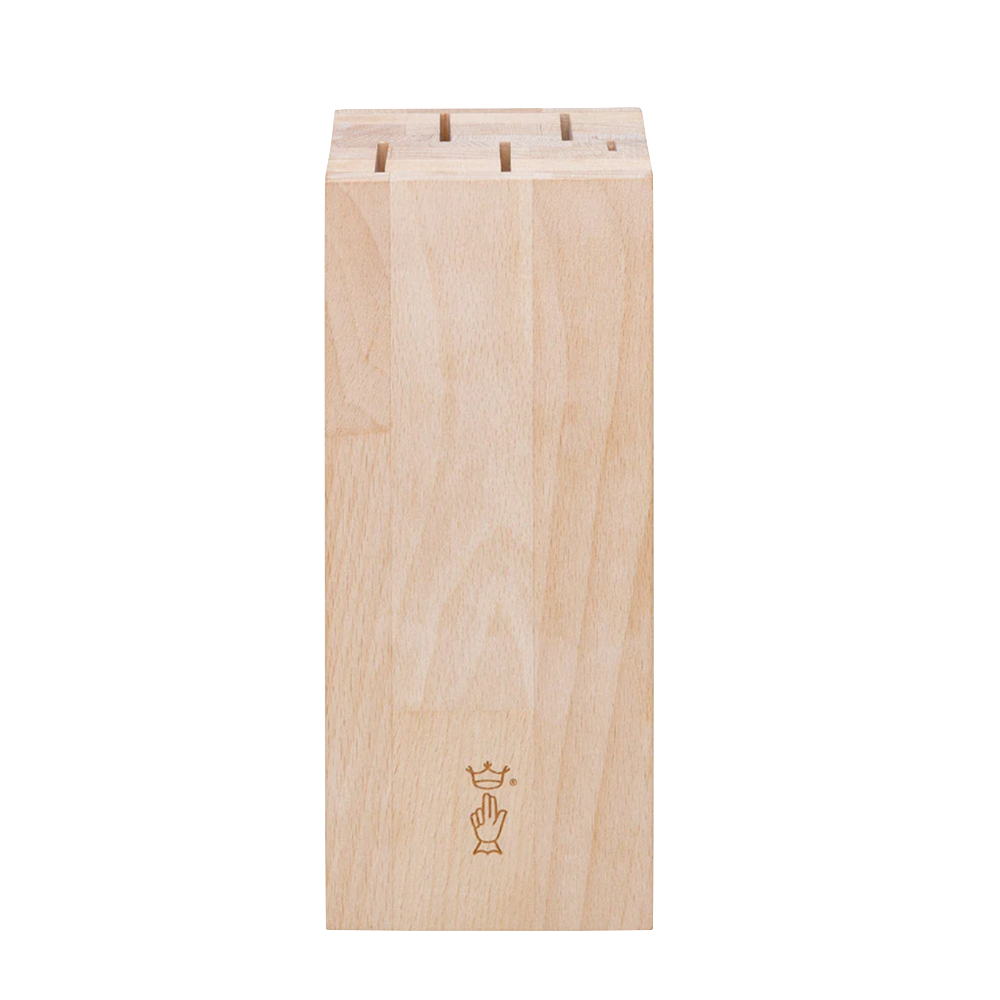 Opinel 5-Slot Beech Wood Knife Block