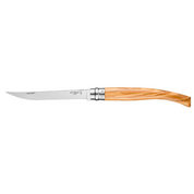No.12 Effilé Stainless Steel Filleting Folding Knife - Olive