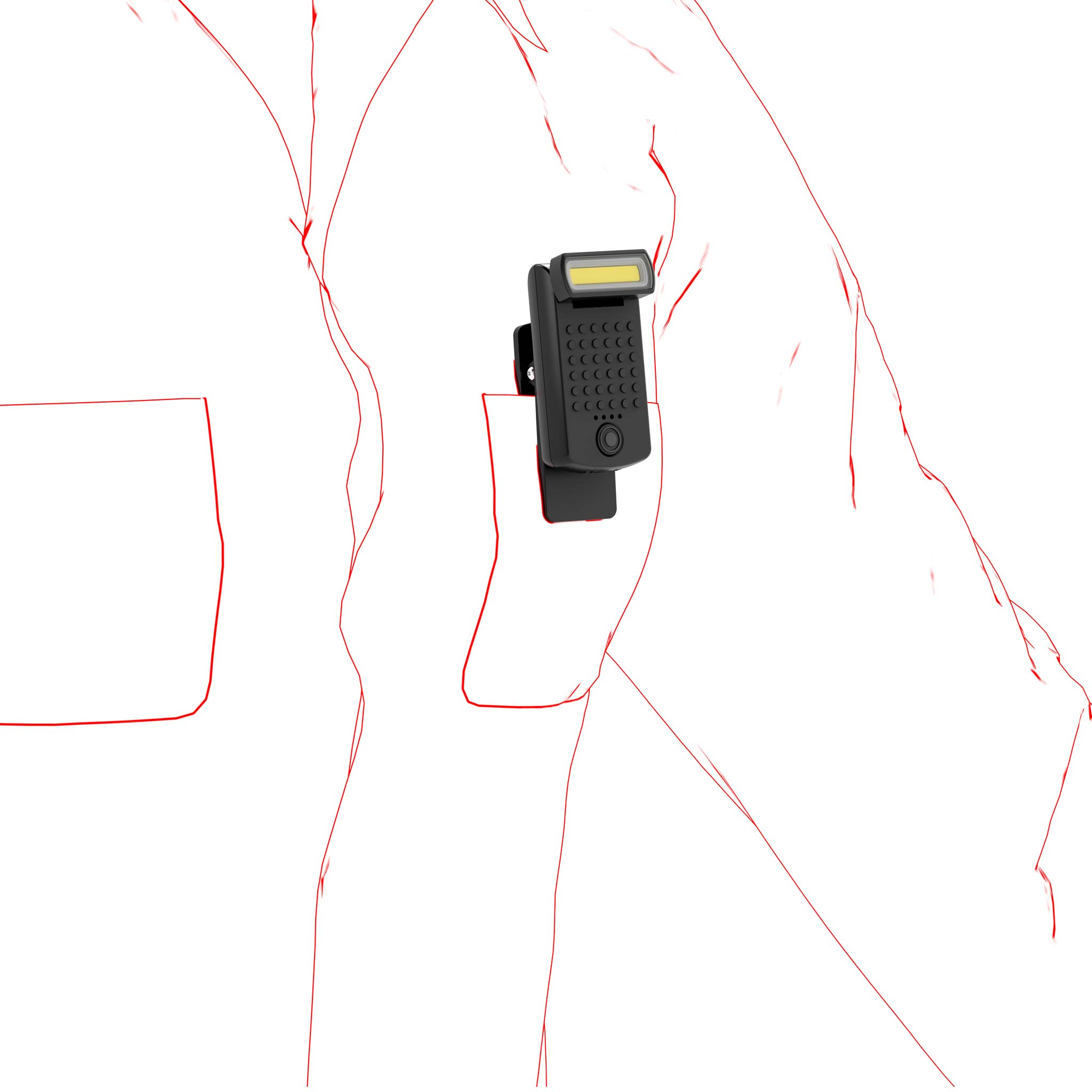 Ledlenser W1R Work Clip Light