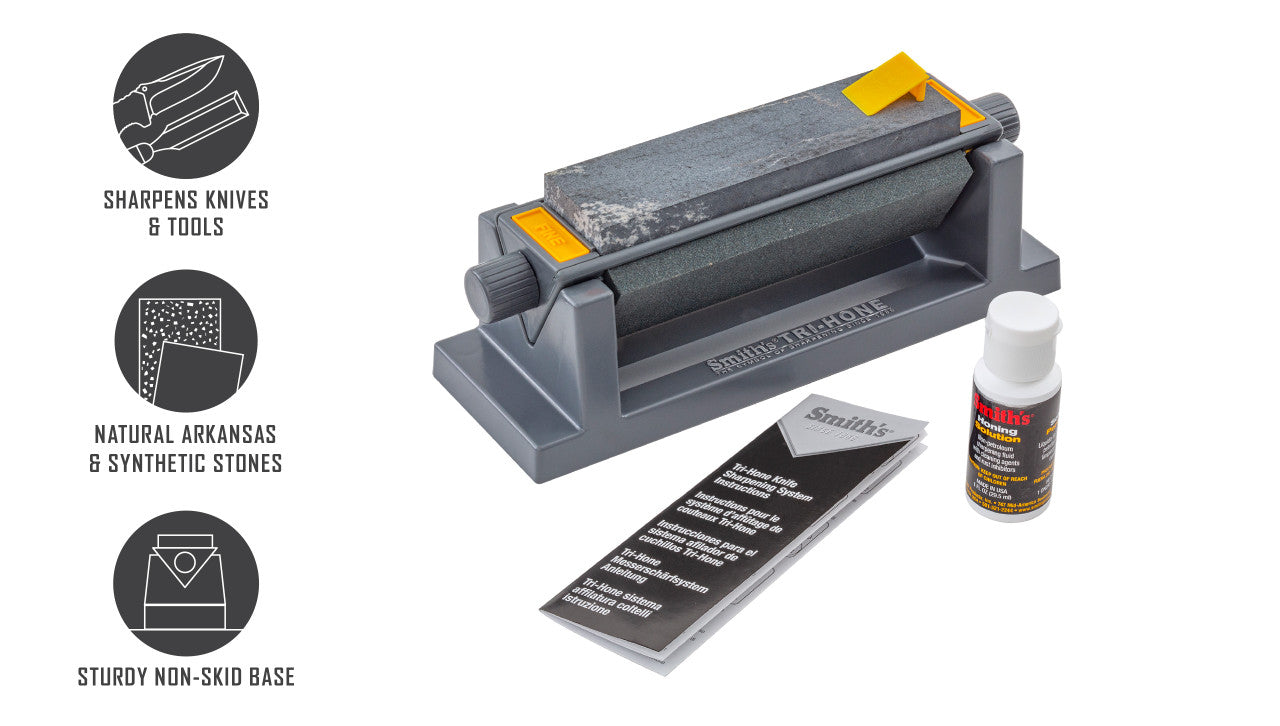 Smith&#39;s Abrasives | 6&quot; Three Stone Sharpening System