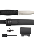 Morakniv | Garberg Black S Knife with Survival Kit