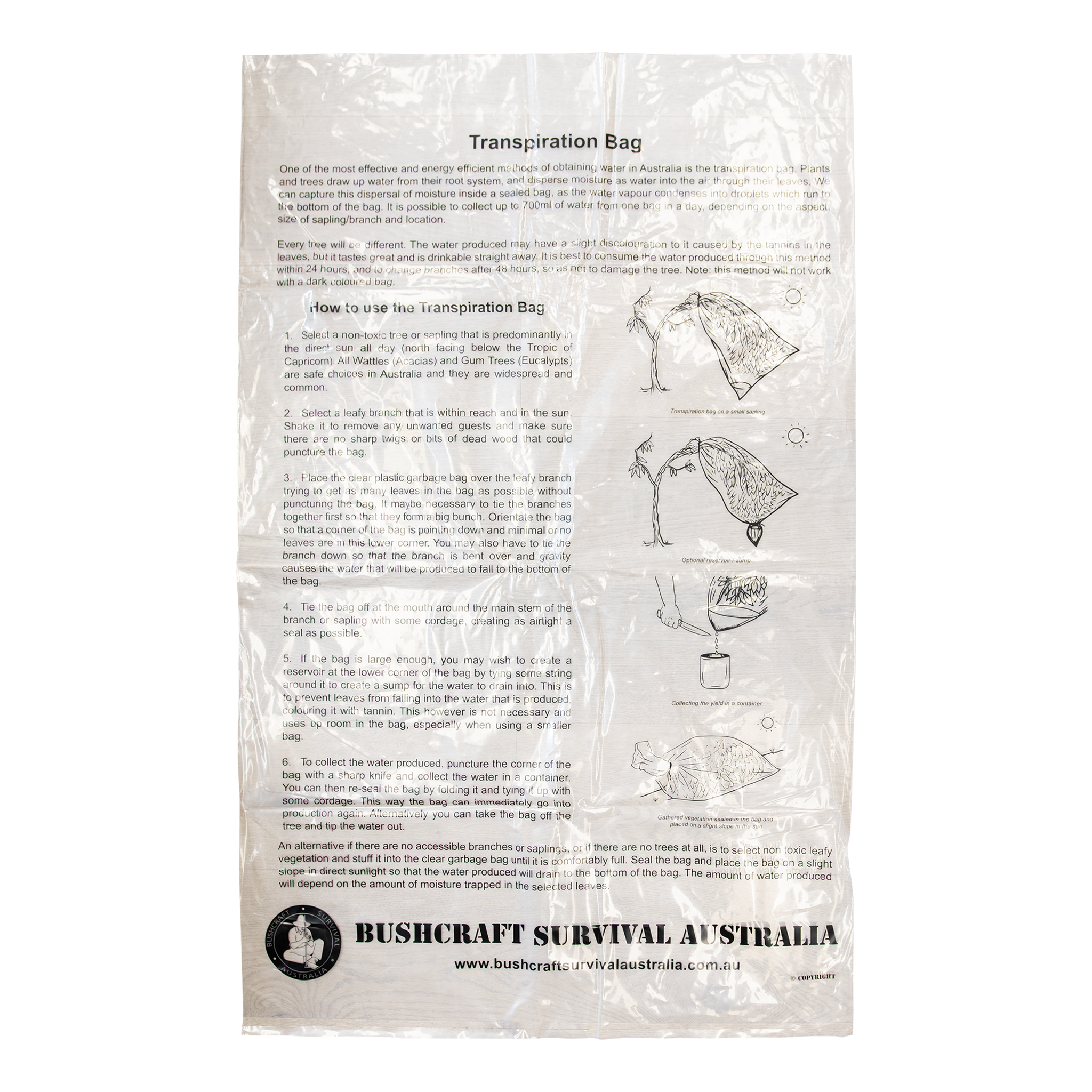 BSA | Bushcraft Survival Transpiration Bag