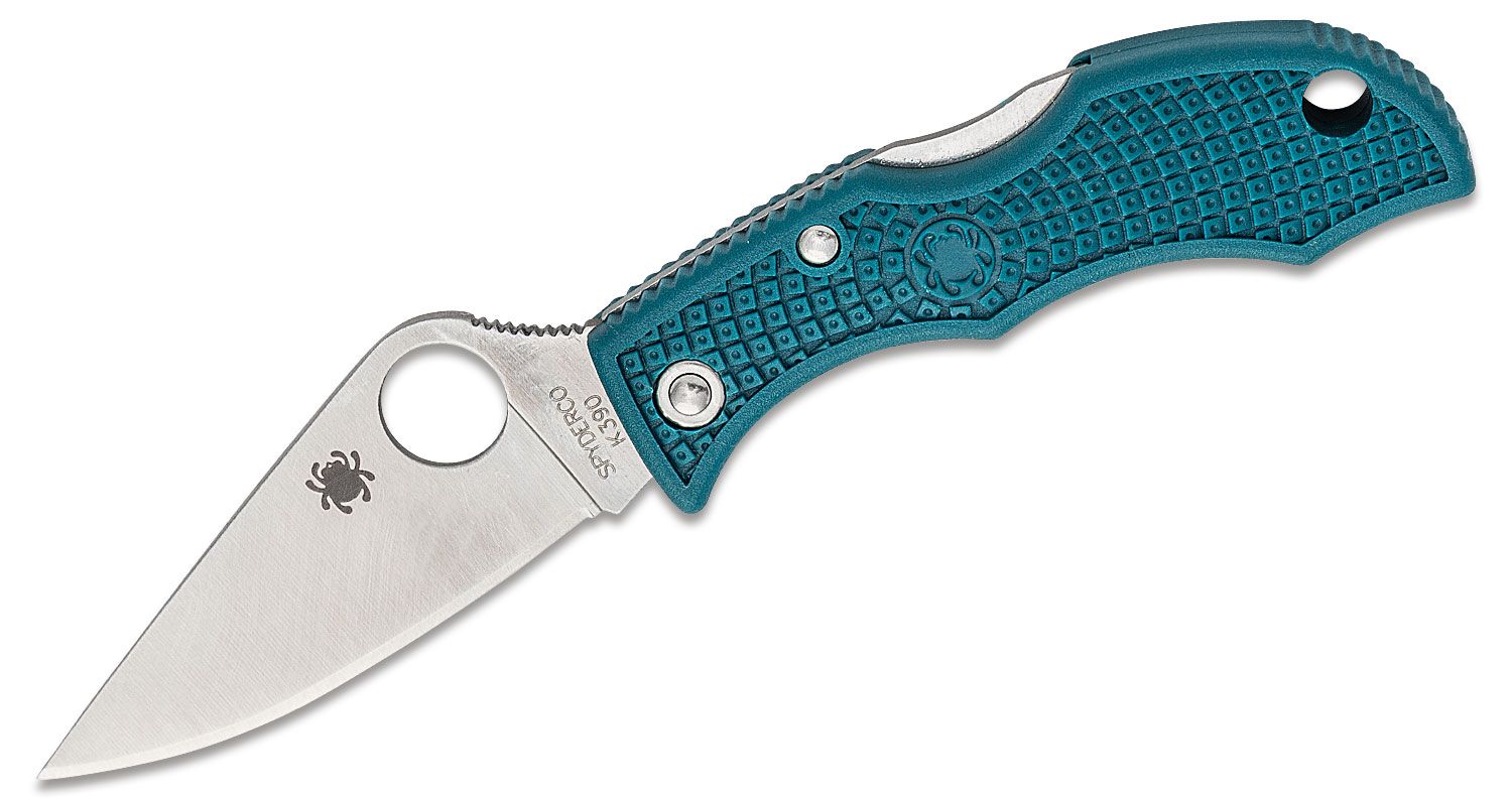 Spyderco | Ladybug K390 Knife Blue Handle - Plain Blade