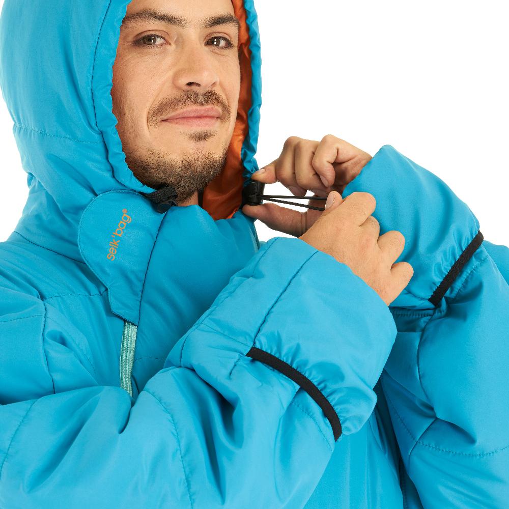 Selk'bag | Lite Recycled Teal Sunlight Wearable Sleeping Bag