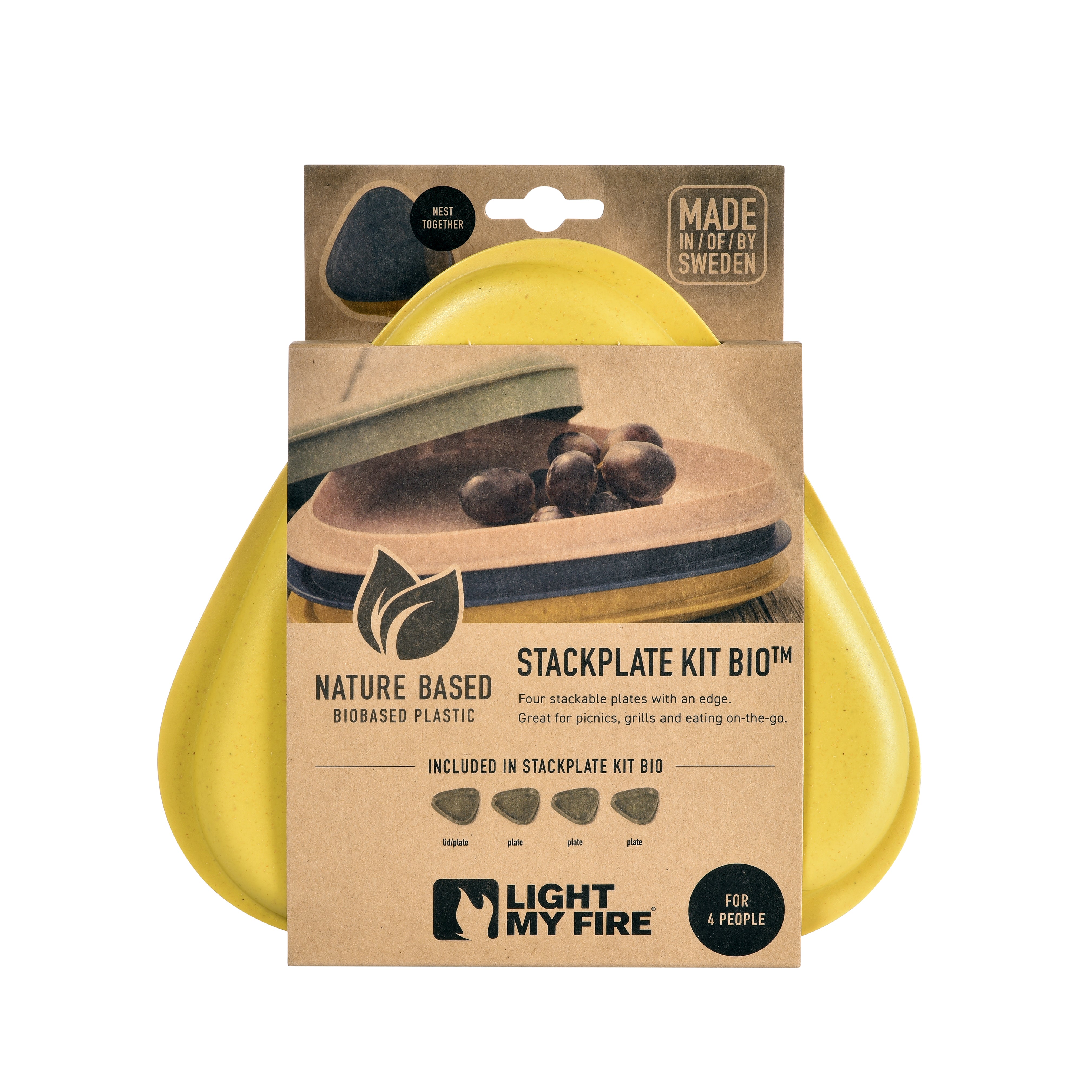 Light My Fire | StackPlate Kit BIO 4-pack nature