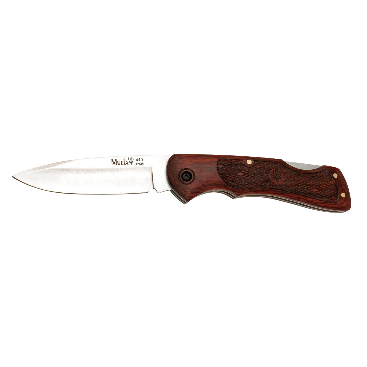 Muela | BX-8LR Lockback - Textured Coral Handle Knife
