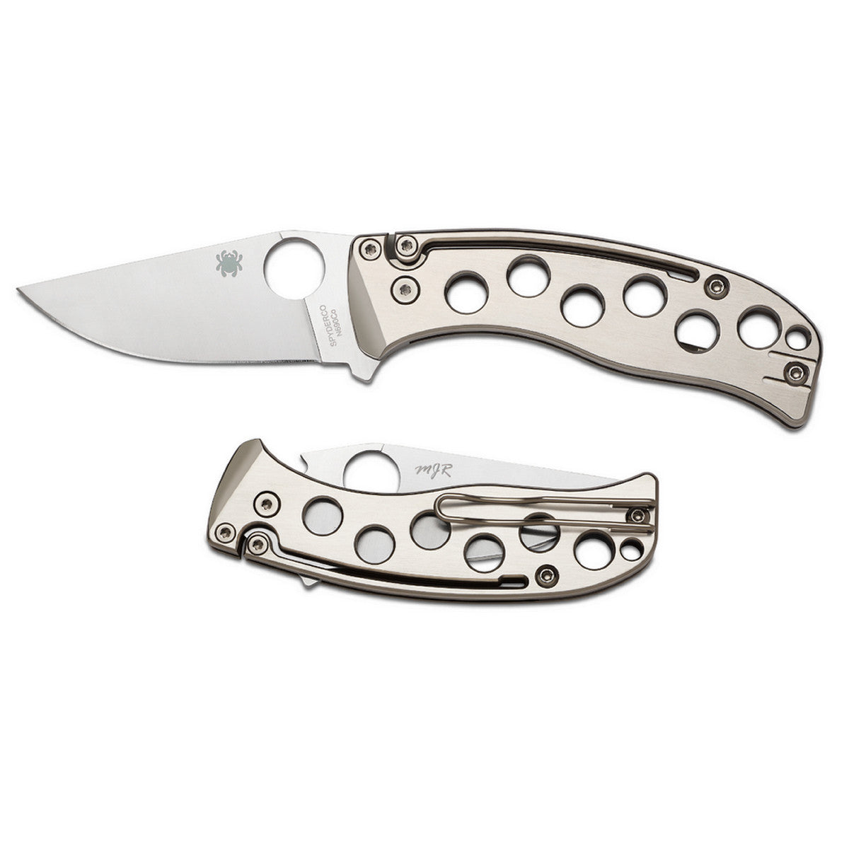 Spyderco | PITS Folder Titanium Knife - Plain Blade