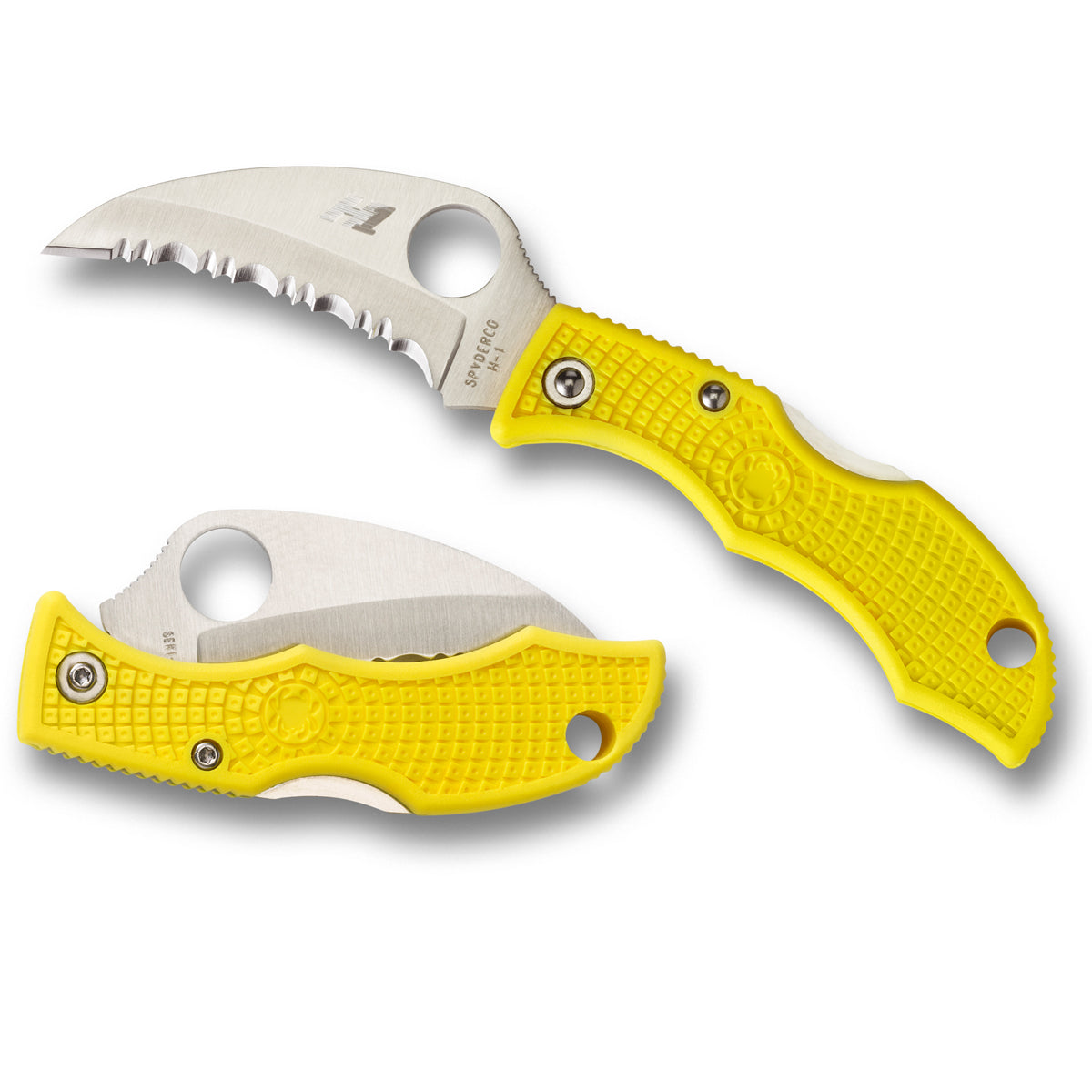 Spyderco | Ladybug 3 Salt Hawkbill Yellow H1 - Serrated Blade