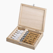 Opinel | Traditional N°08 Animalia Gift Wooden Box Set of 6 Asst. Stainless Steel 8.5cm - Oakwood
