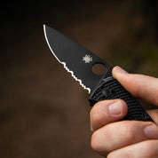 Spyderco | Tenacious Black Handle - Combo Black Blade