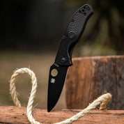 Spyderco | Tenacious Black Handle - Plain Black Blade