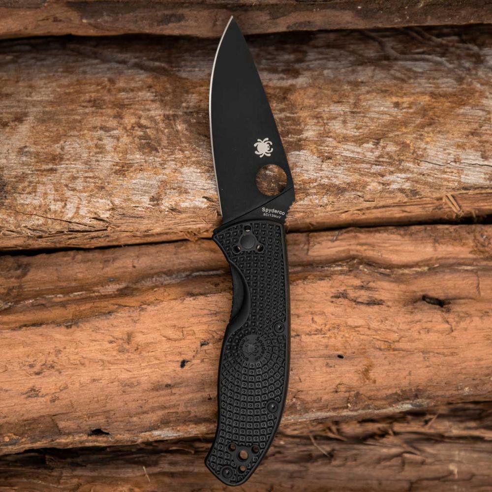 Spyderco | Tenacious Black Handle - Plain Black Blade