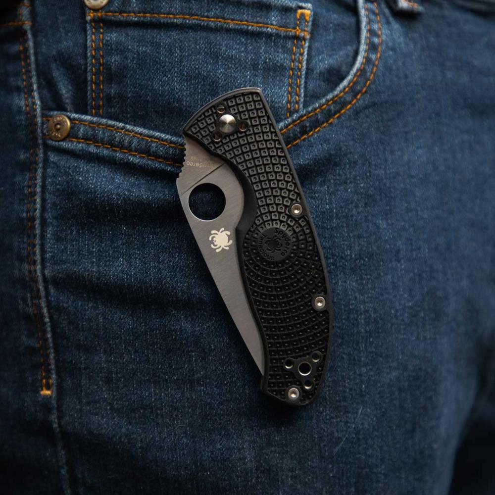 Spyderco | Tenacious Lightweight Black  - Plain Blade