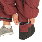 Selk'bag | Original Recycled Burgundy Earth Sleeping Bag