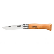 Opinel | Traditional No.08 Carbon Steel Folding Knife + Sheath in Wooden Gift Box