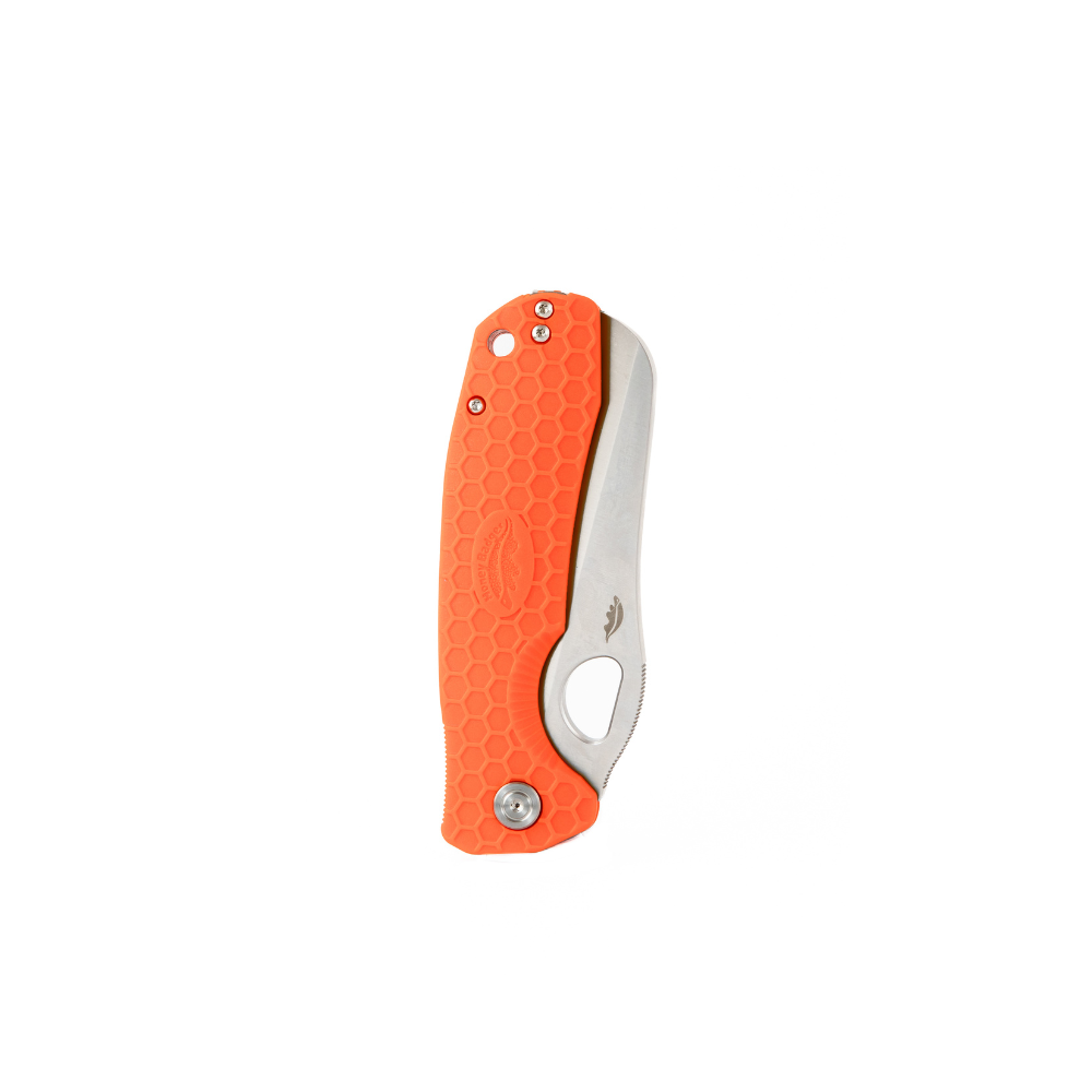 Honey Badger Rescue Knife - Serrated, Orange