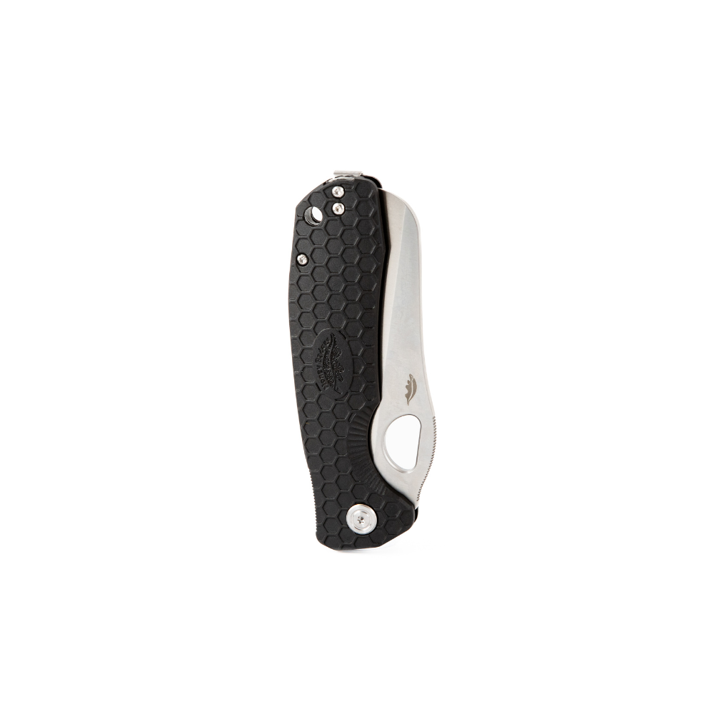 Honey Badger Rescue Knife - Serrated, Black