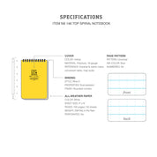 Rite in the Rain | Top Spiral Notebook 4" x 6" (3-pack)