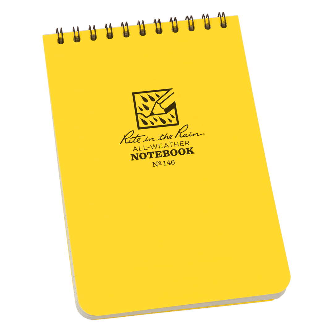 Rite in the Rain | Top Spiral Notebook 4" x 6" (3-pack)