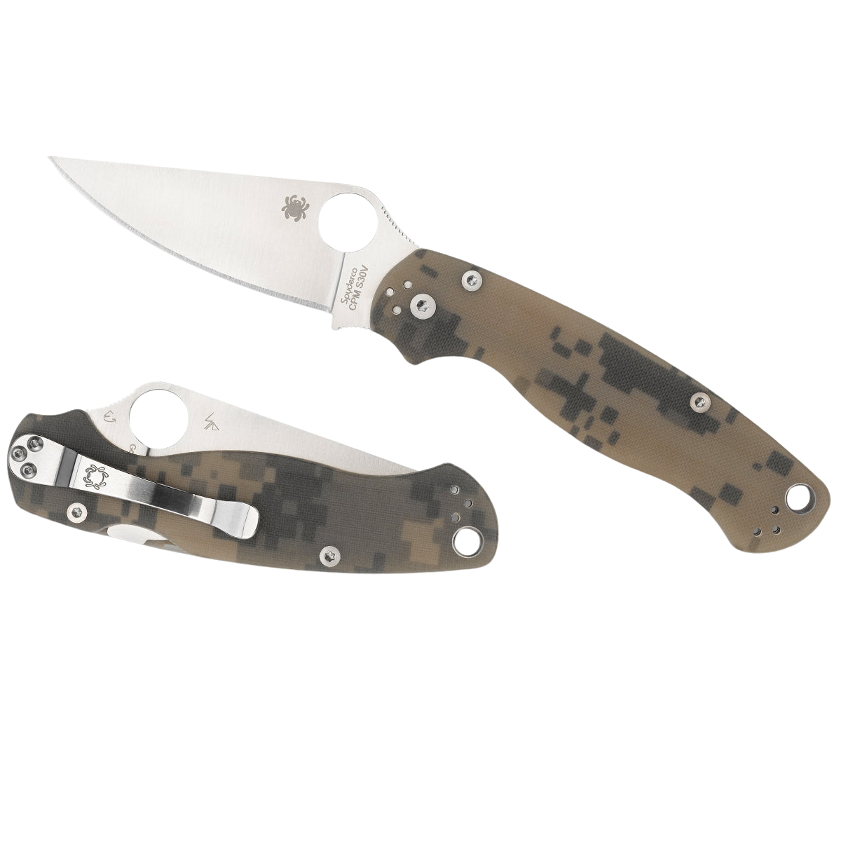 Spyderco | Para Military 2 Knife G-10 - Camo - Stainless