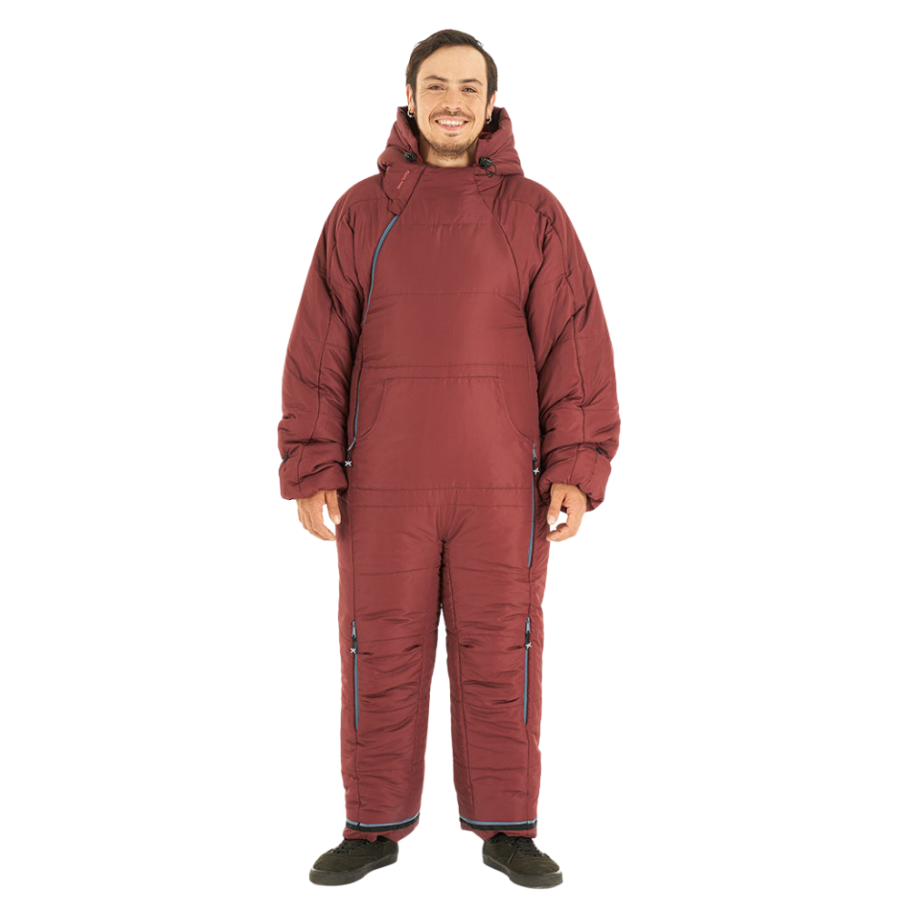 Selk'bag | Original Recycled Burgundy Earth Sleeping Bag