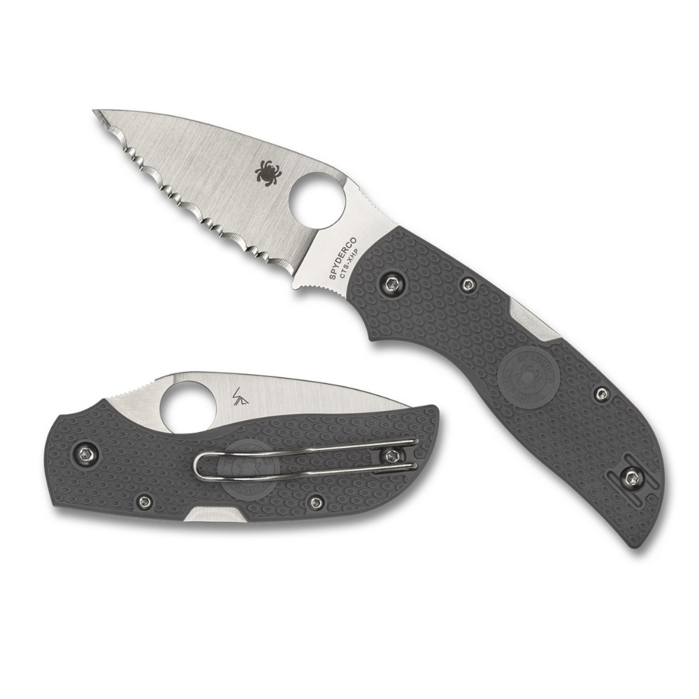 Spyderco | Chaparral® FRN Gray - Serrated