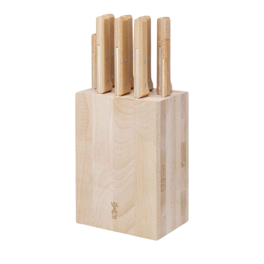 Opinel Kitchen knife storage block 9 knives