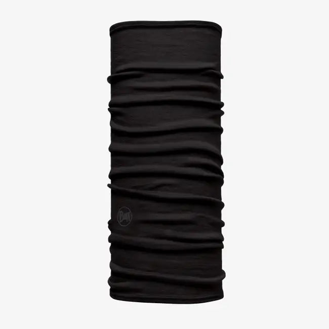 Buff | Merino Lightweight Neckwear Kids - Solid Black
