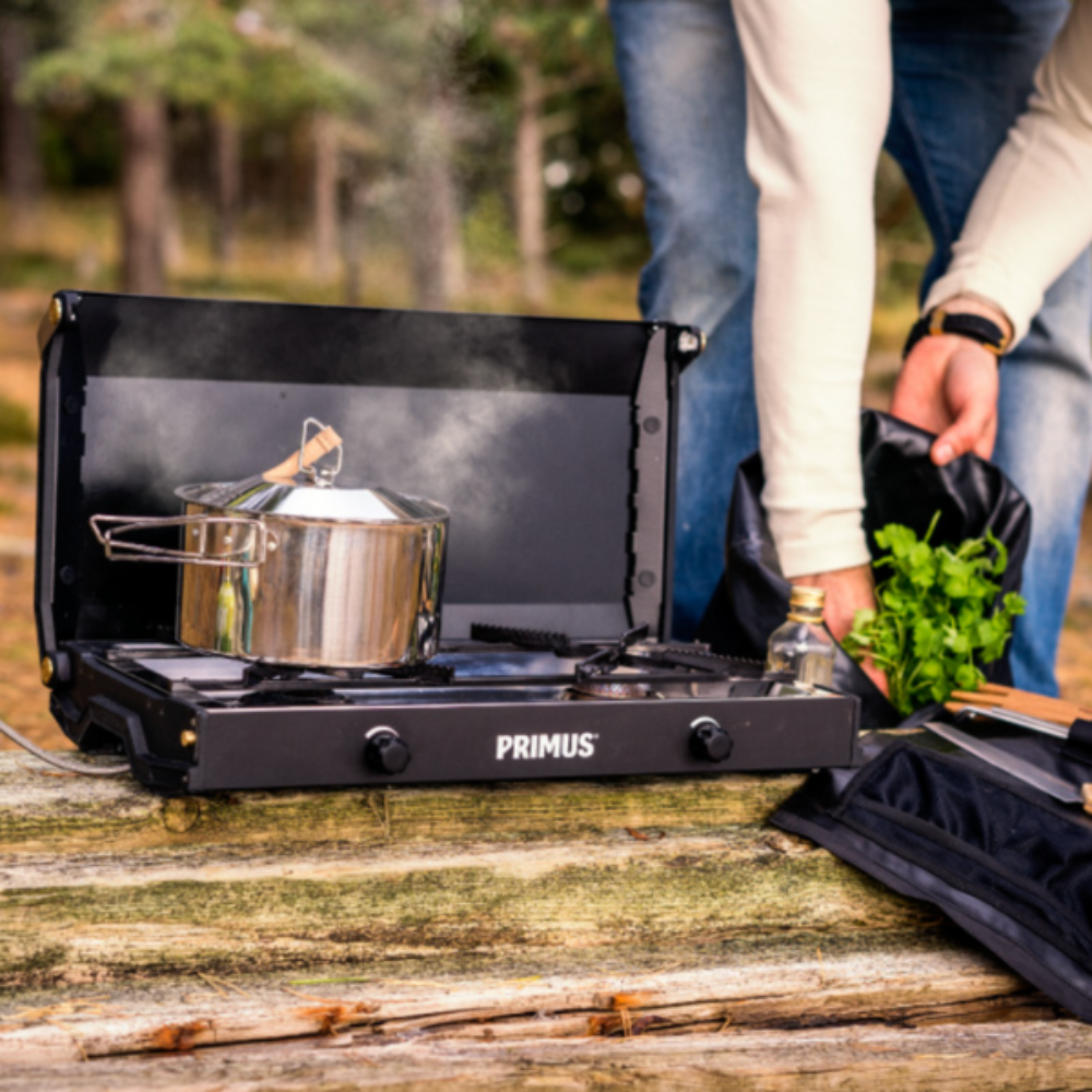 Primus Kinjia Stove | Compact & Light | 2 Burner Gas Stove Primus Kinjia Stove | Compact & Light | 2 Burner Gas Stove